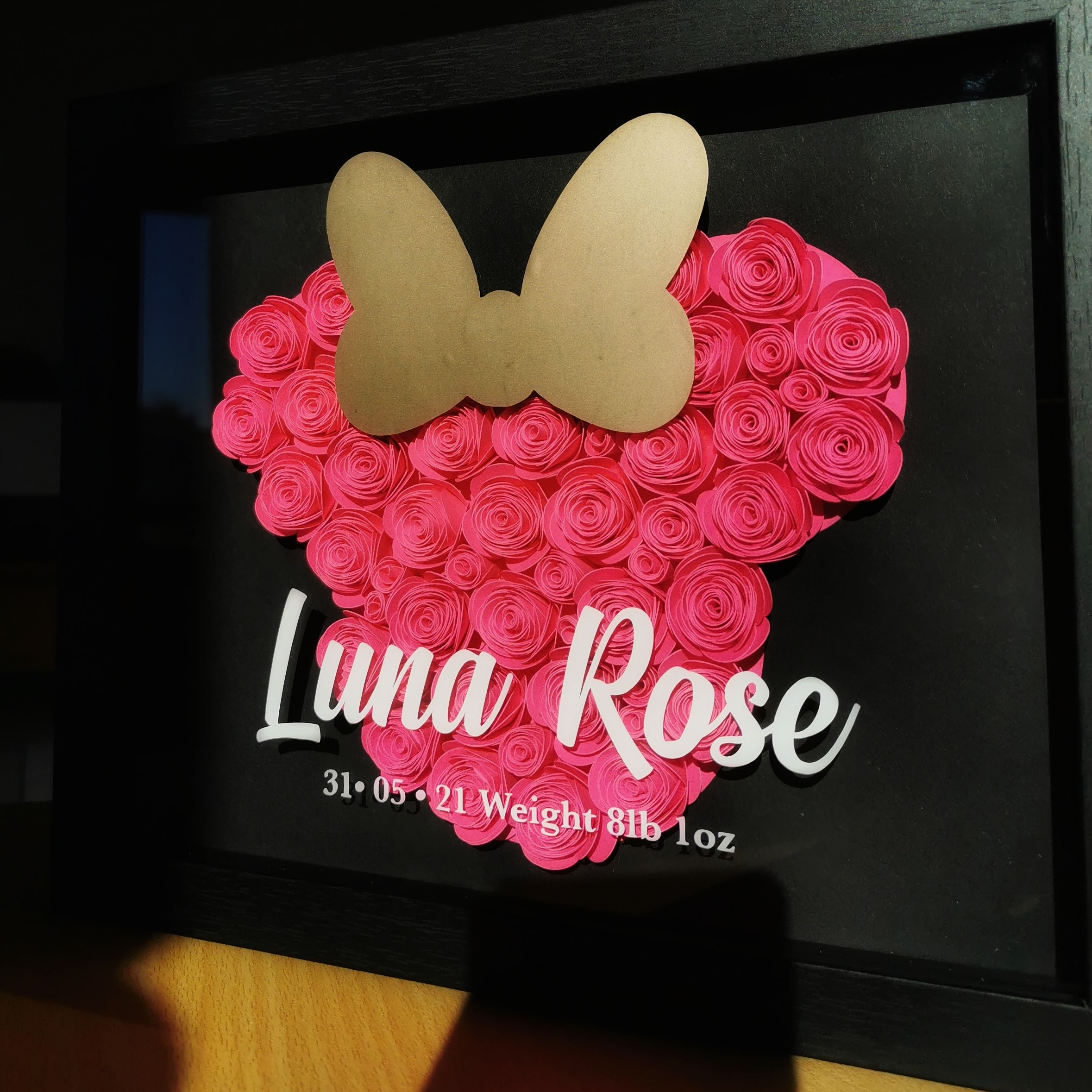Minnie Mouse Frame Handmade By Artsya