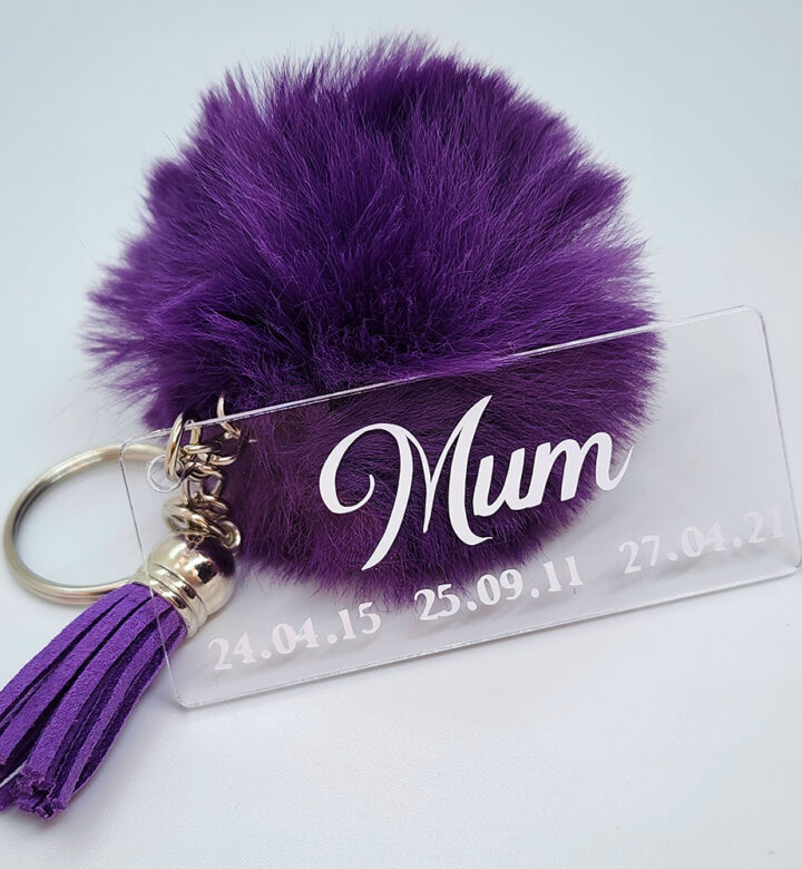Mum Plush Keychain